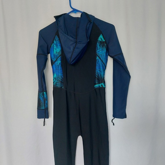 SBART Women's Full Body Rash Guard 1 Piece Swimsuit Snorkeling Surfin Size L - Picture 3 of 9